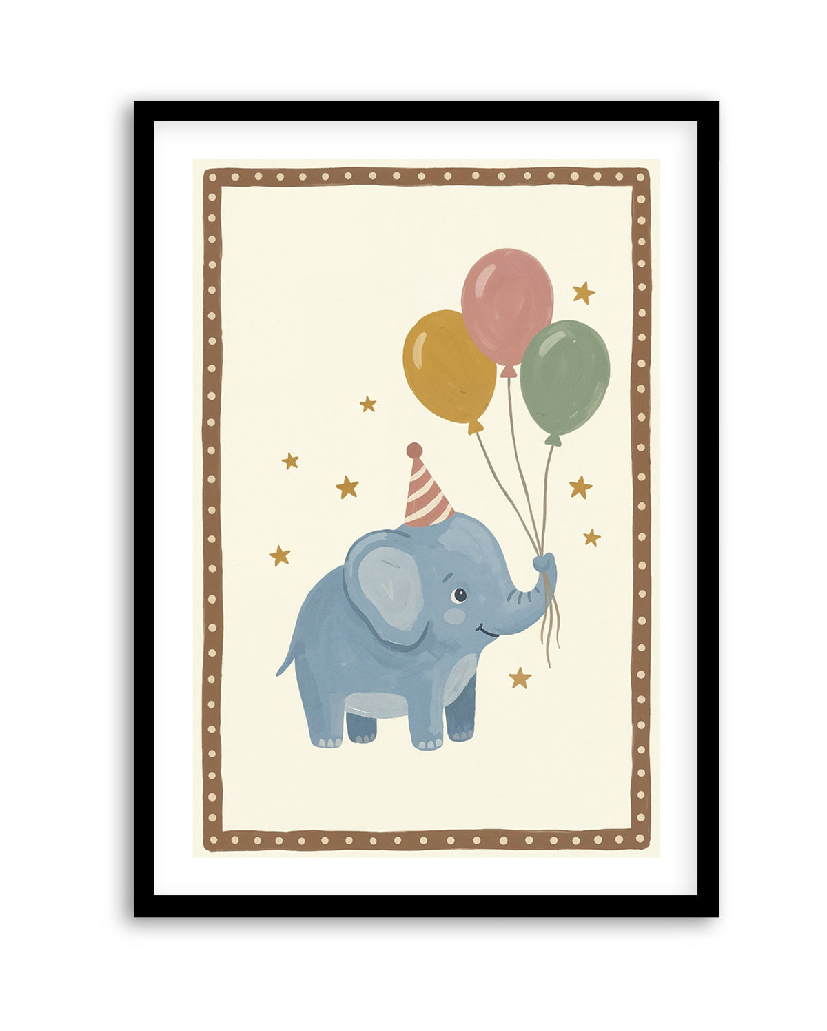 Hooray Little Elephant | Art Print