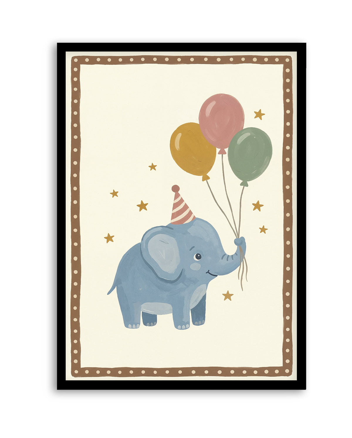 Hooray Little Elephant | Art Print