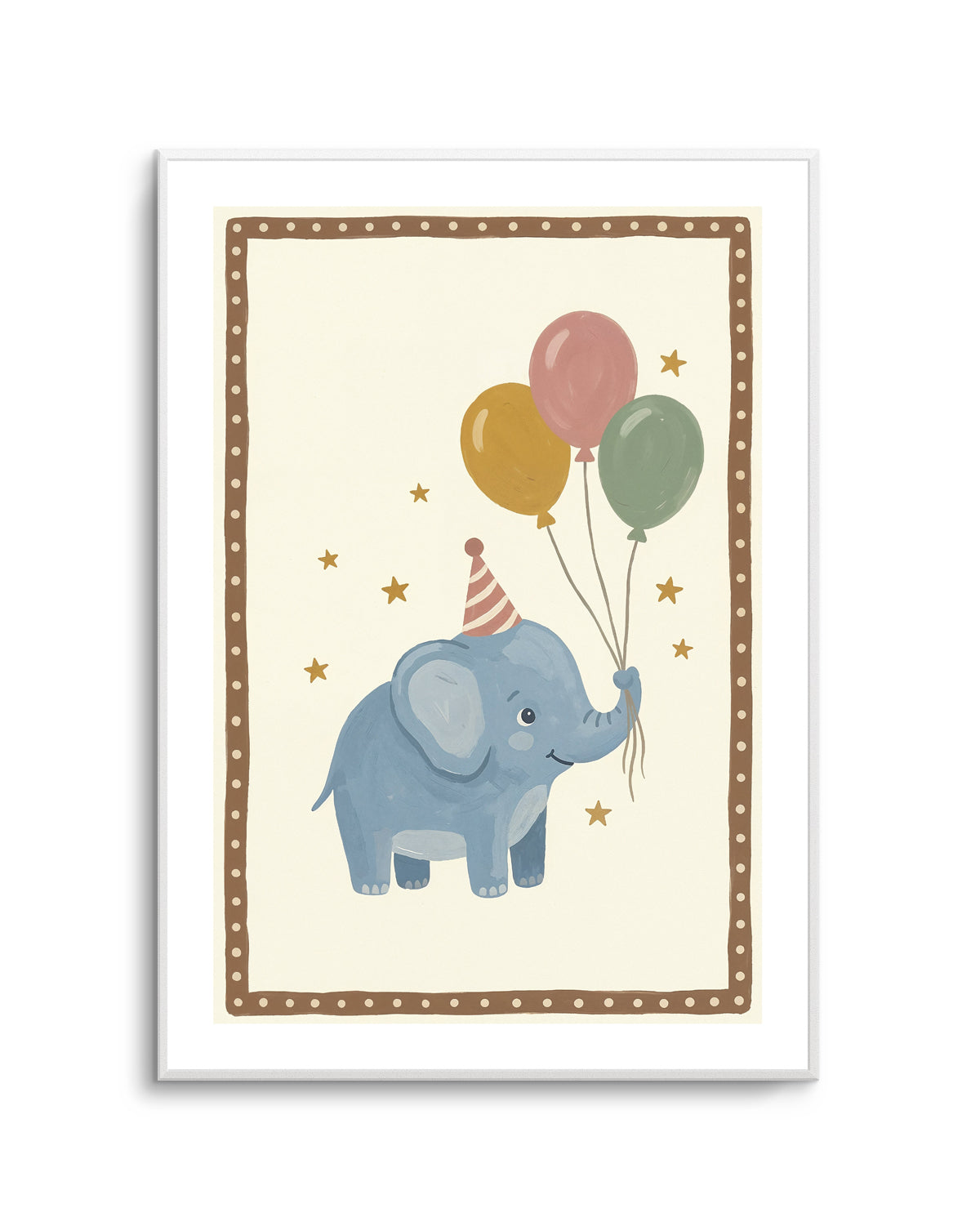 Hooray Little Elephant | Art Print