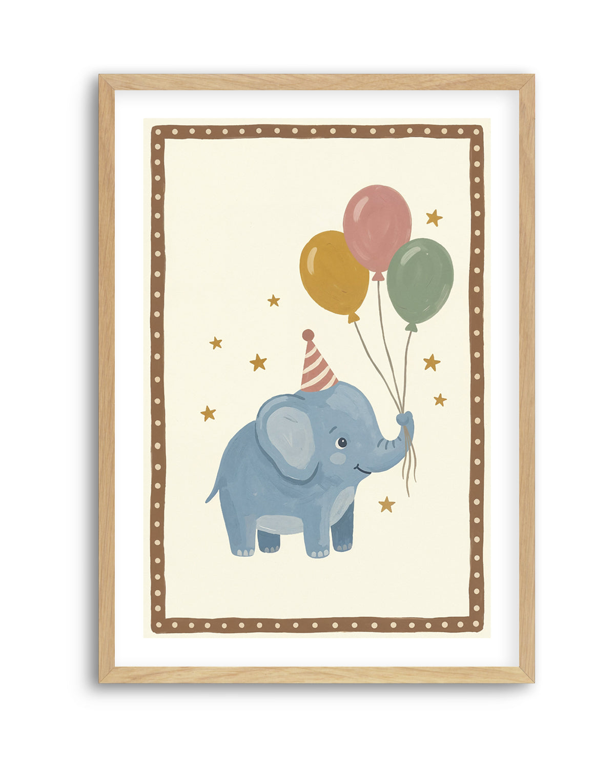 Hooray Little Elephant | Art Print