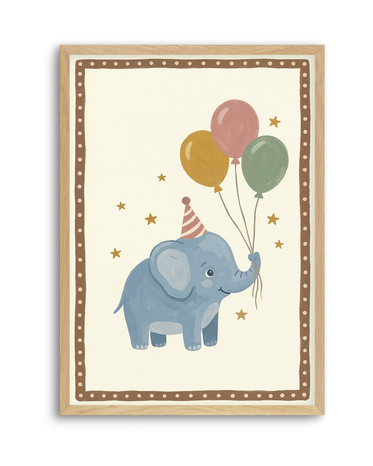 Hooray Little Elephant | Art Print