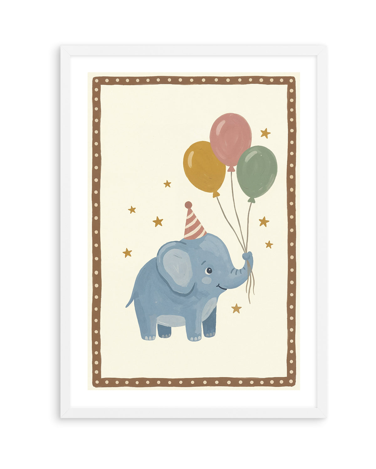 Hooray Little Elephant | Art Print
