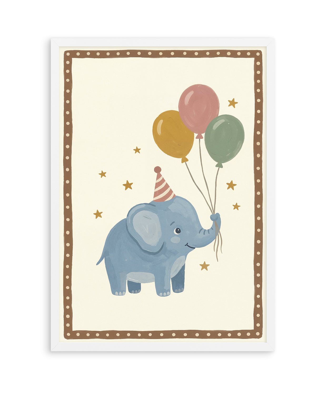 Hooray Little Elephant | Art Print