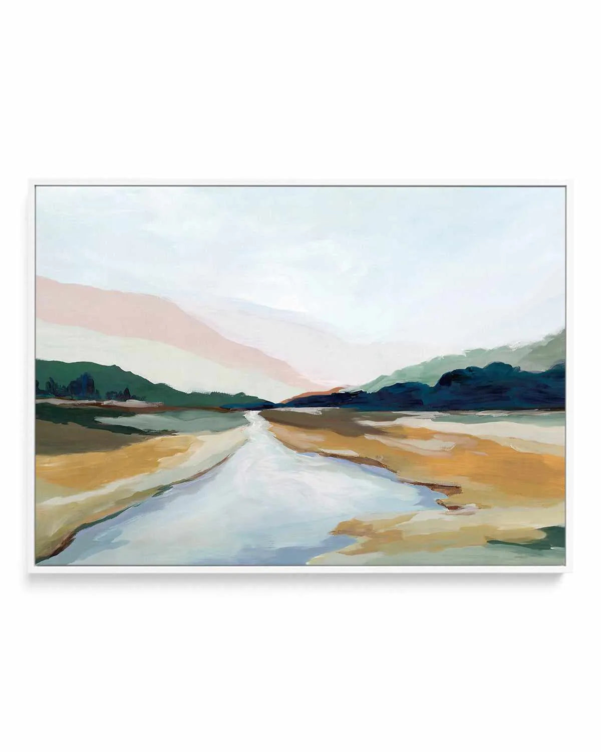 Hope Creek | Framed Canvas Art Print from Olive et Oriel where you can shop wallpaper and artworks online