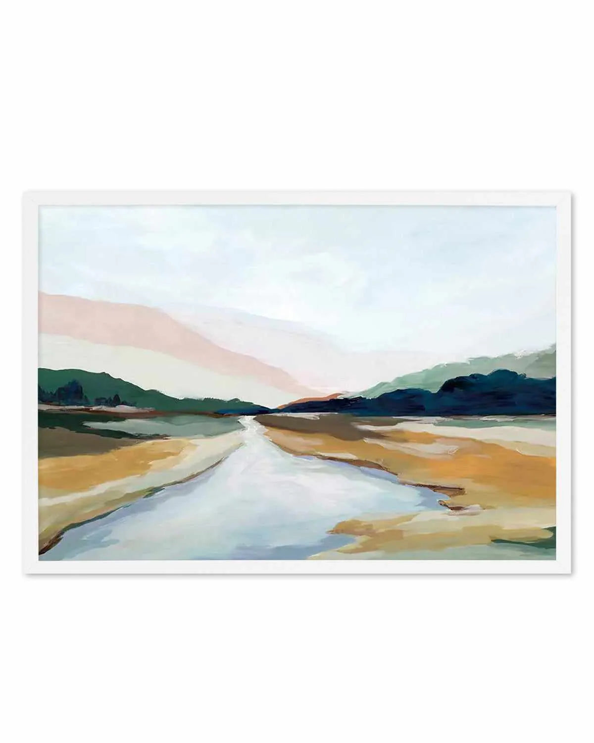 Hope Creek Art Print from Olive et Oriel where you can shop wallpaper and artworks online