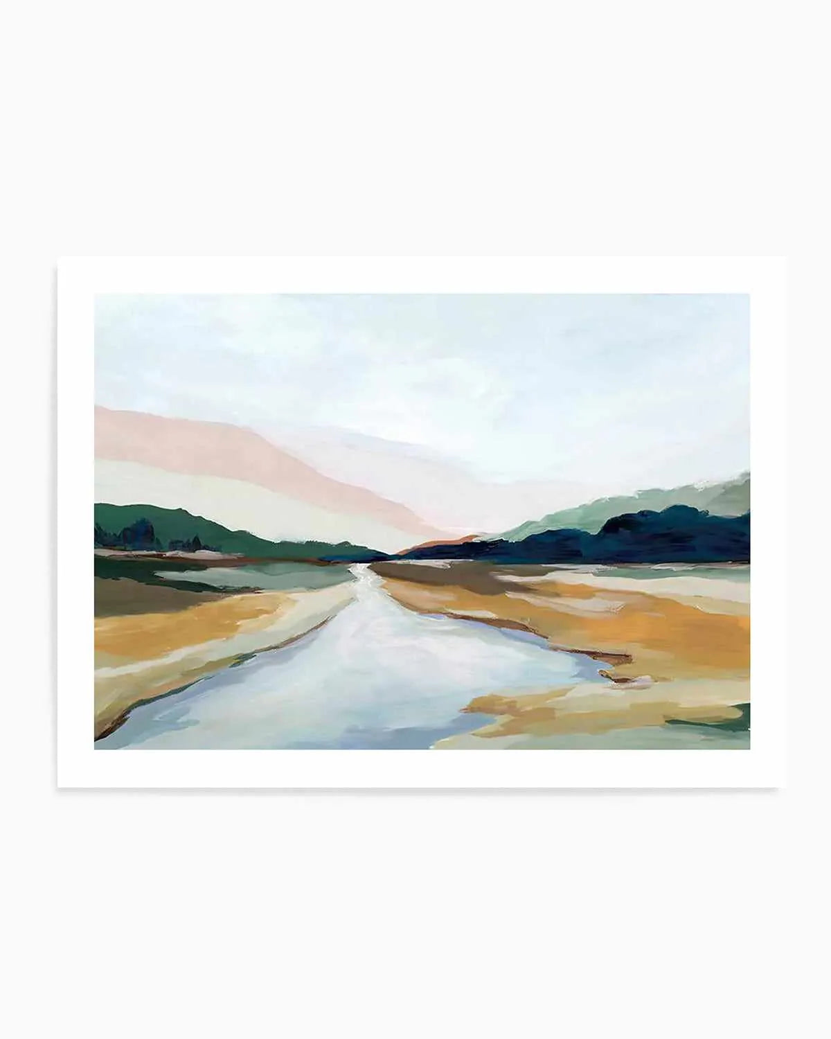 Hope Creek Art Print from Olive et Oriel where you can shop wallpaper and artworks online