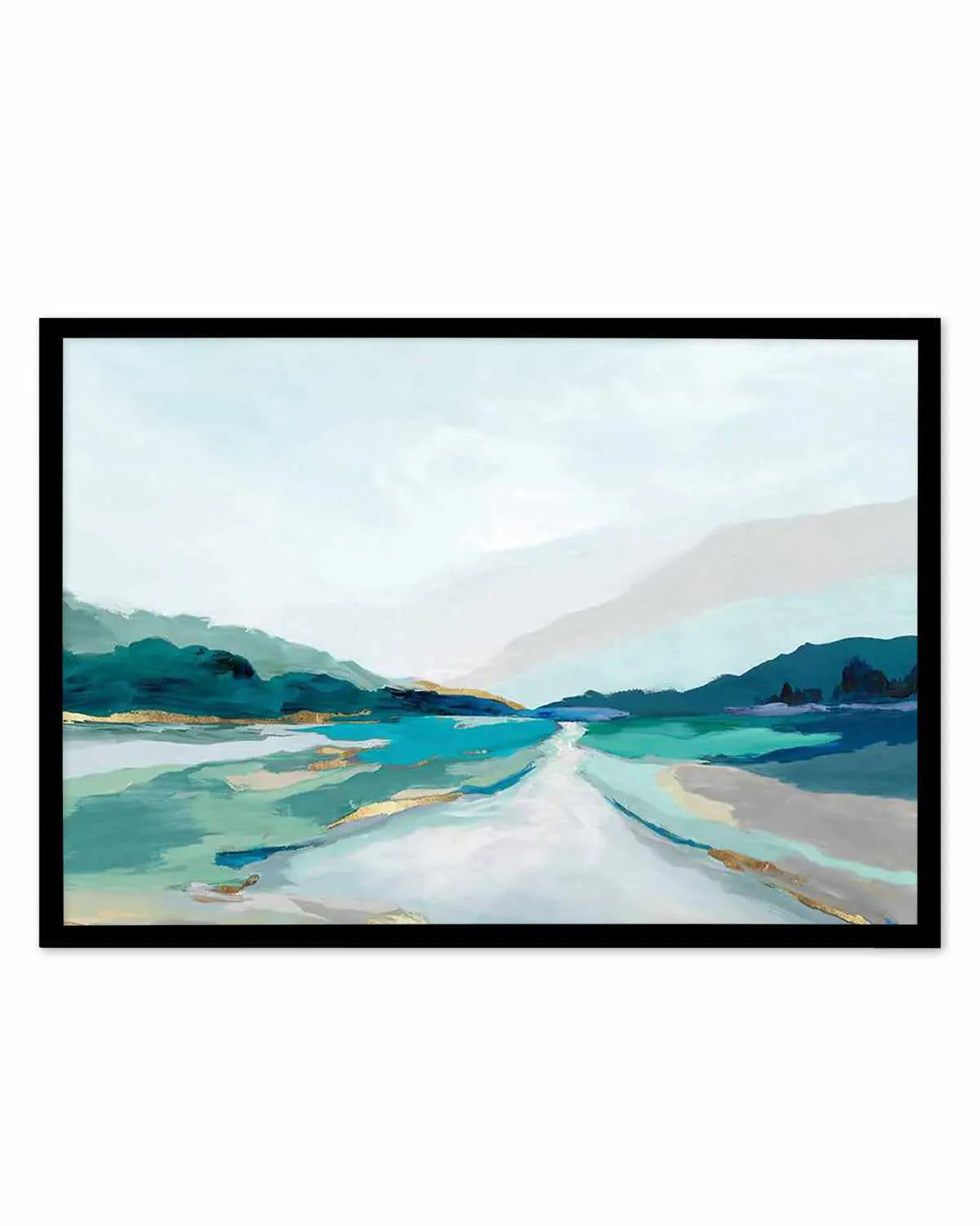 Hope Creek Blue Art Print from Olive et Oriel where you can shop wallpaper and artworks online