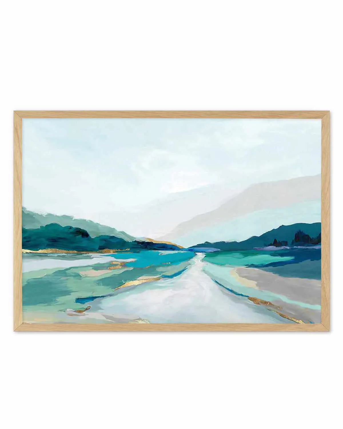 Hope Creek Blue Art Print from Olive et Oriel where you can shop wallpaper and artworks online