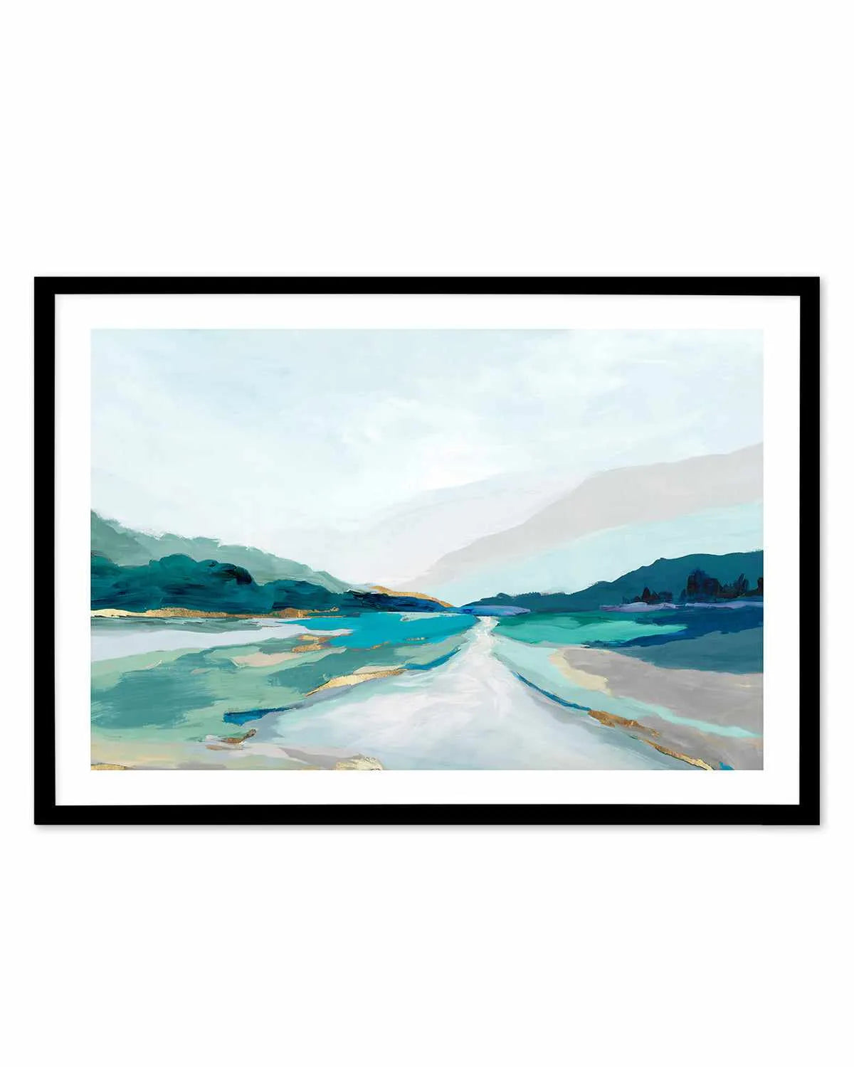 Hope Creek Blue Art Print from Olive et Oriel where you can shop wallpaper and artworks online