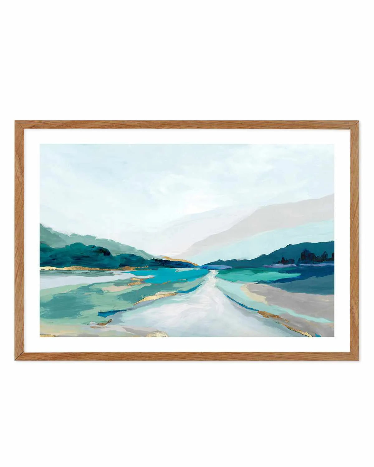 Hope Creek Blue Art Print from Olive et Oriel where you can shop wallpaper and artworks online