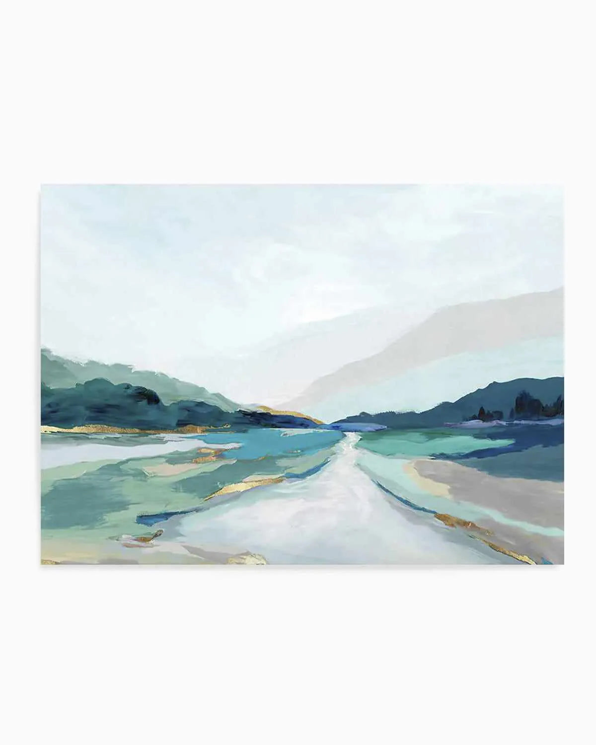 Hope Creek Blue Art Print from Olive et Oriel where you can shop wallpaper and artworks online