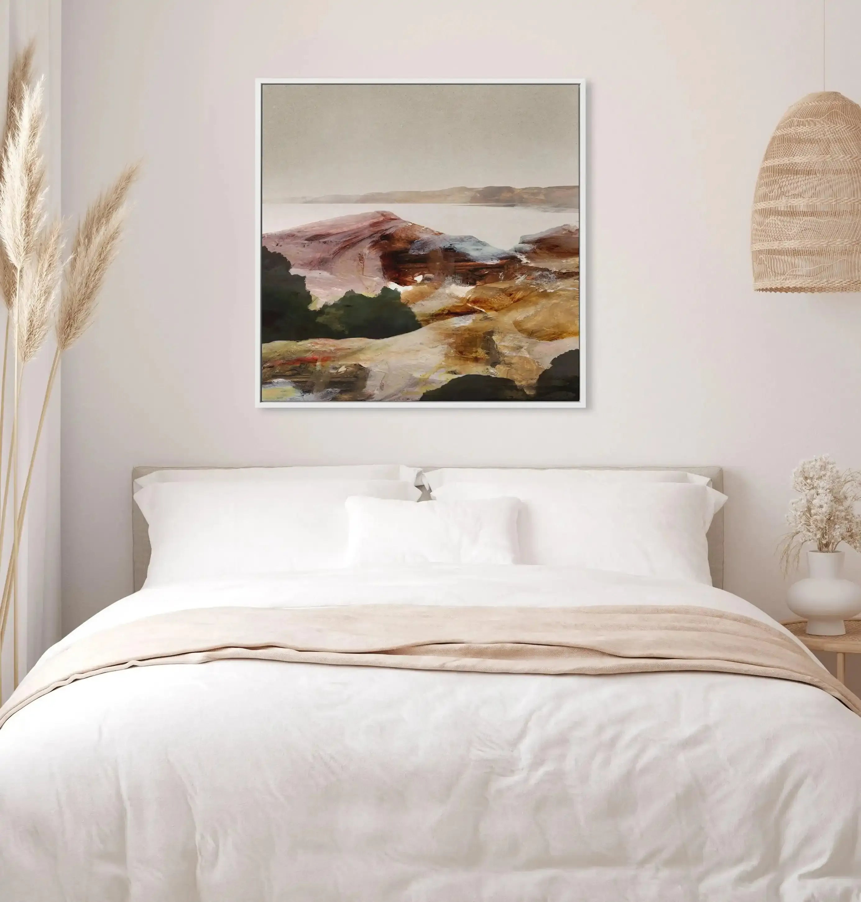 Hope Lookout by Dan Hobday | Framed Canvas-CANVAS-You can shop wall art online with Olive et Oriel for everything from abstract art to fun kids wall art. Our beautiful modern art prints and canvas art are available from large canvas prints to wall art paintings and our proudly Australian artwork collection offers only the highest quality framed large wall art and canvas art Australia - You can buy fashion photography prints or Hampton print posters and paintings on canvas from Olive et Oriel and