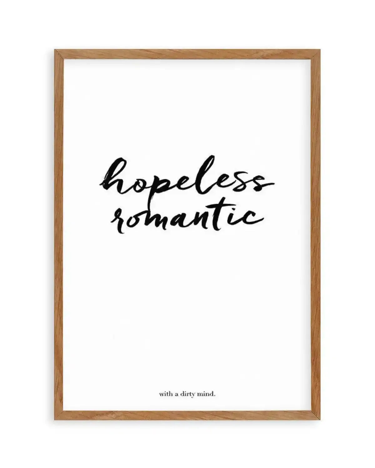 Hopeless Romantic Art Print from Olive et Oriel where you can shop wallpaper and artworks online