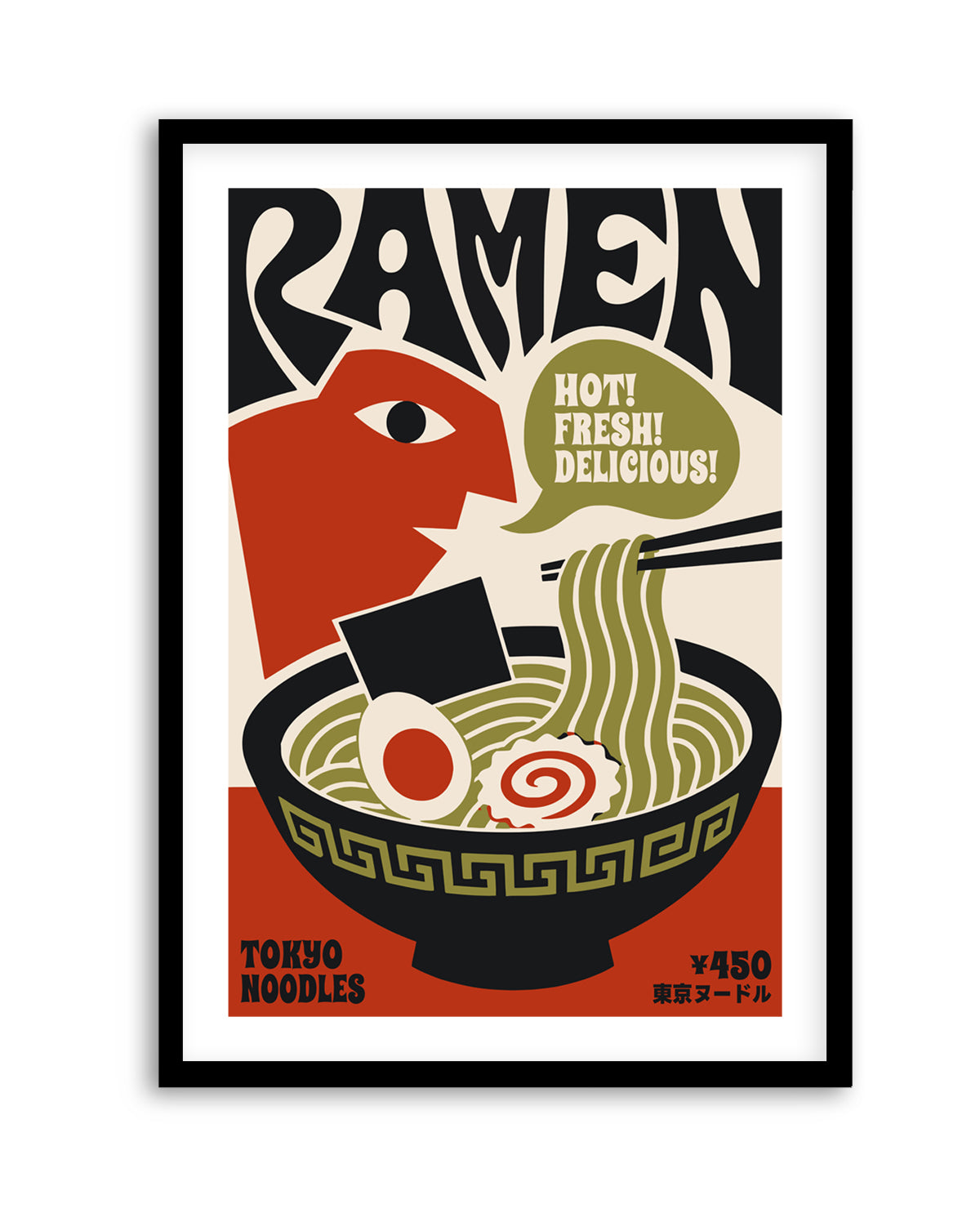 Hot Fresh Ramen by Patryk Krygowski | Art Print