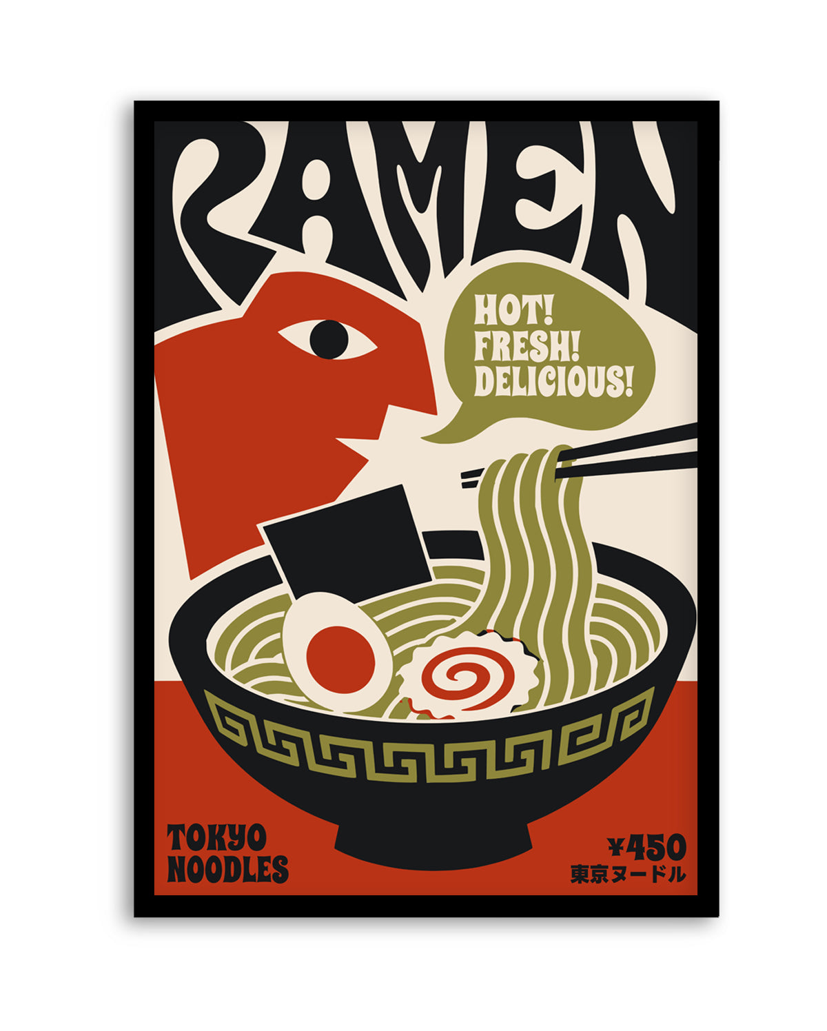 Hot Fresh Ramen by Patryk Krygowski | Art Print