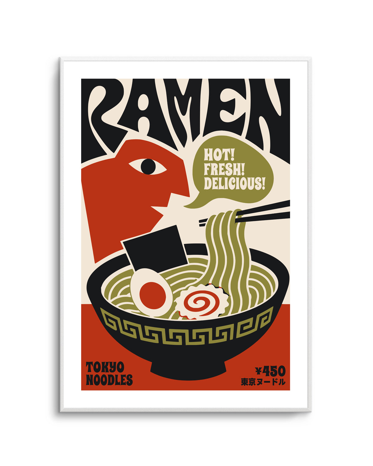 Hot Fresh Ramen by Patryk Krygowski | Art Print