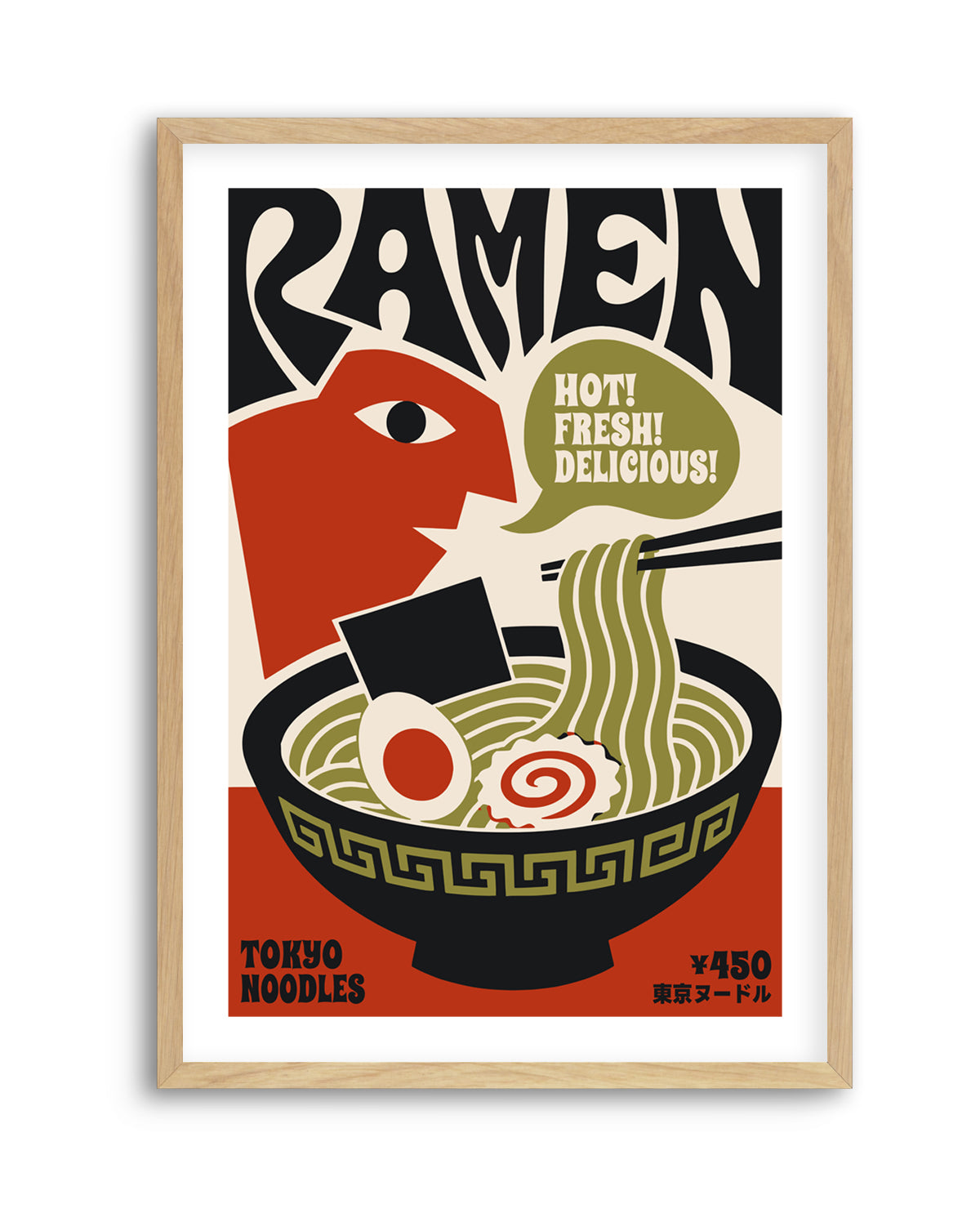 Hot Fresh Ramen by Patryk Krygowski | Art Print