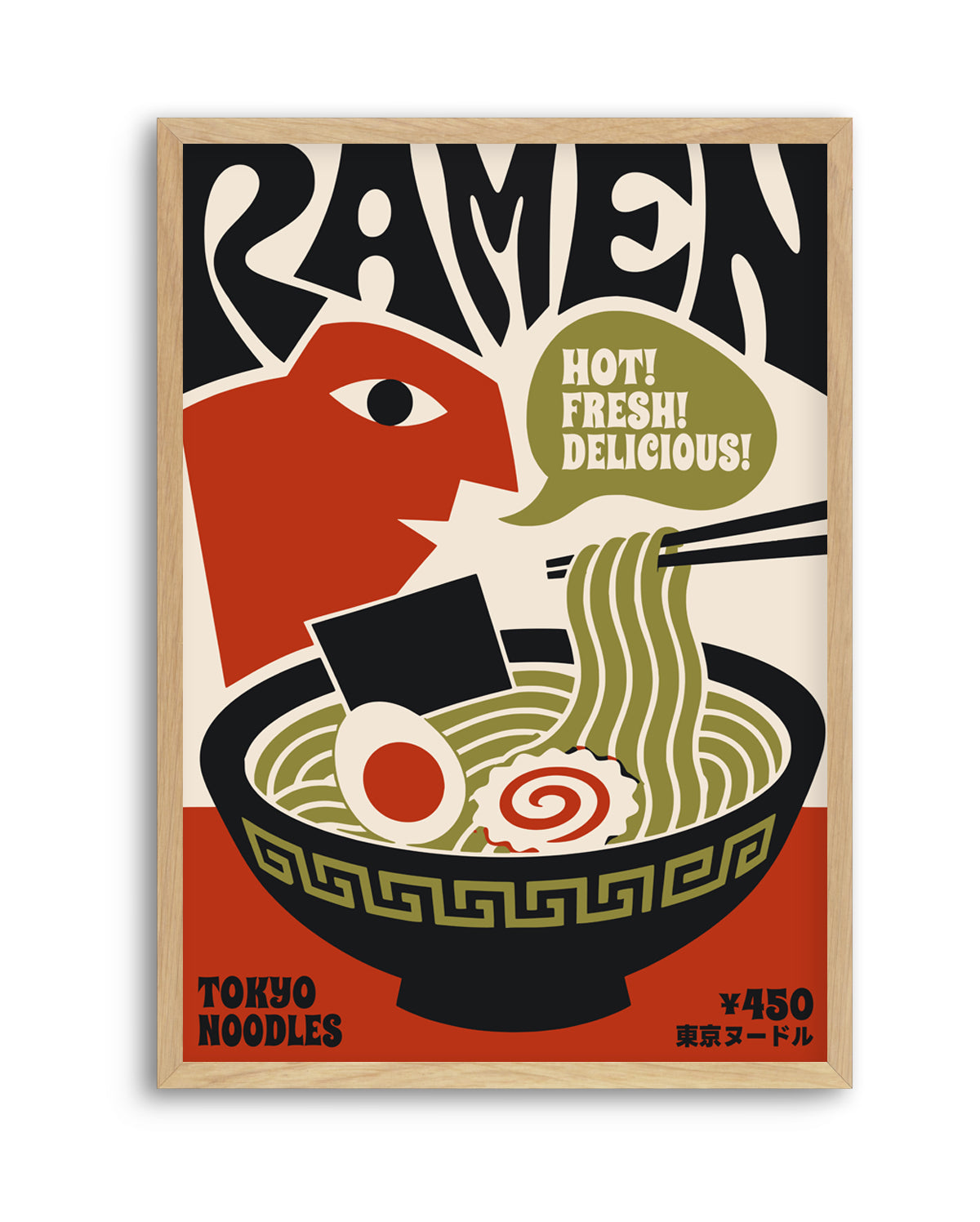 Hot Fresh Ramen by Patryk Krygowski | Art Print