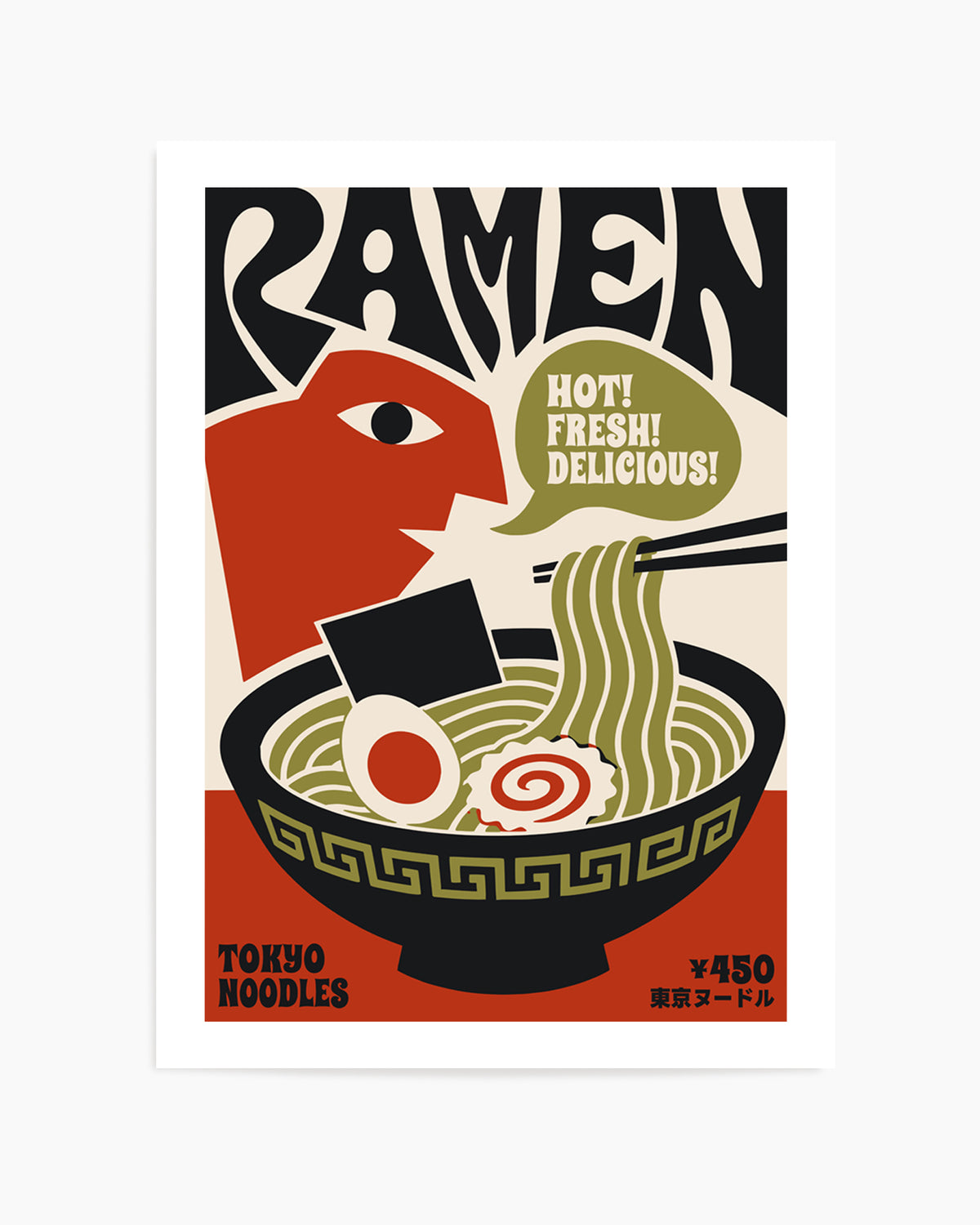 Hot Fresh Ramen by Patryk Krygowski | Art Print