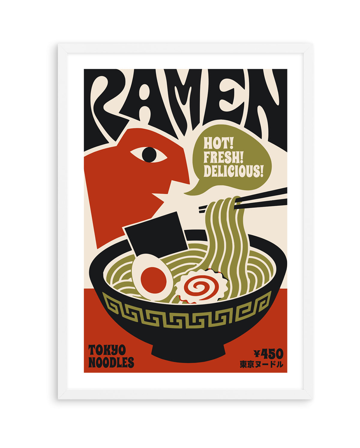 Hot Fresh Ramen by Patryk Krygowski | Art Print