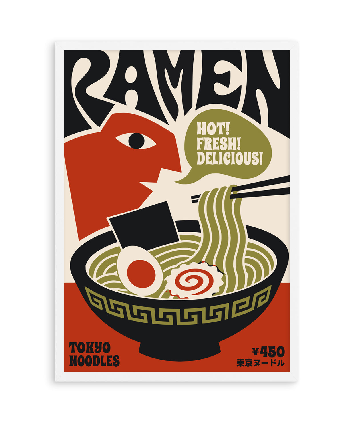 Hot Fresh Ramen by Patryk Krygowski | Art Print