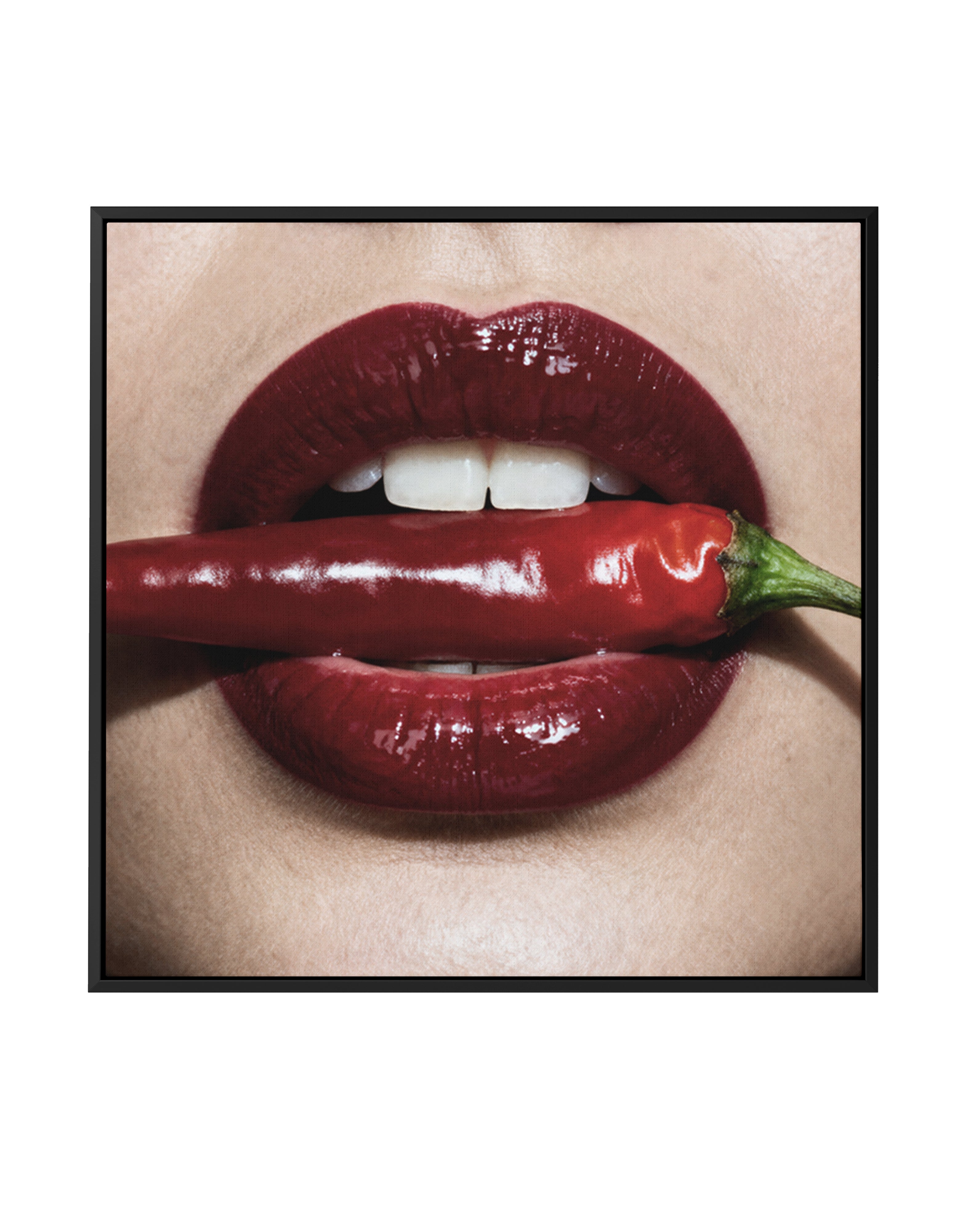 Hot Ones | Framed Canvas Art Print from Olive et Oriel where you can shop wallpaper and artworks online