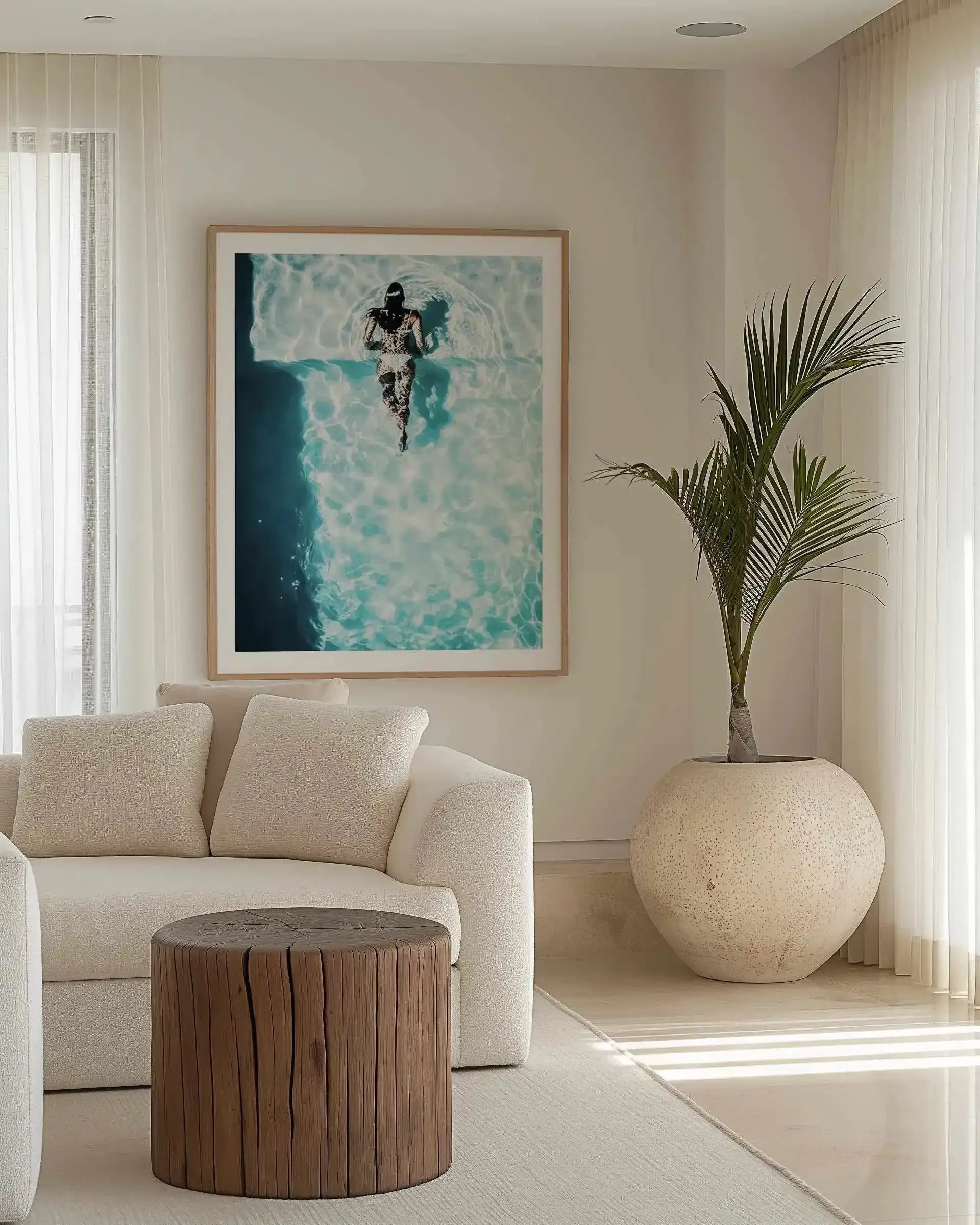 Hot Summer Days | Aerial Photo Wall Art Print from Olive et Oriel where you can shop wallpaper and artworks online