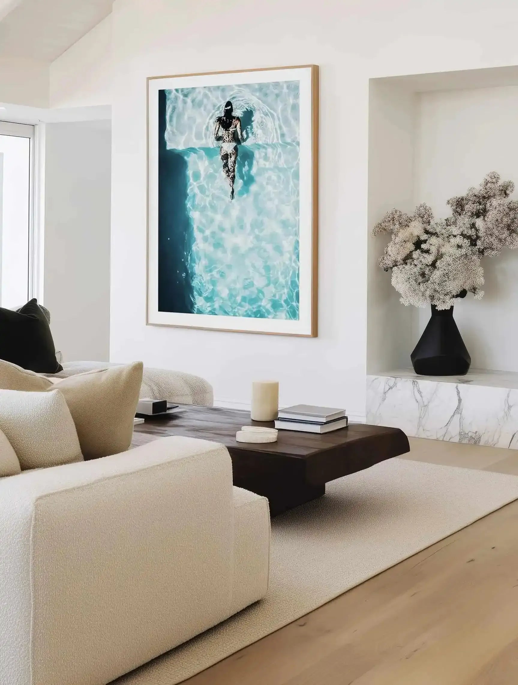 Hot Summer Days | Aerial Photo Wall Art Print from Olive et Oriel where you can shop wallpaper and artworks online