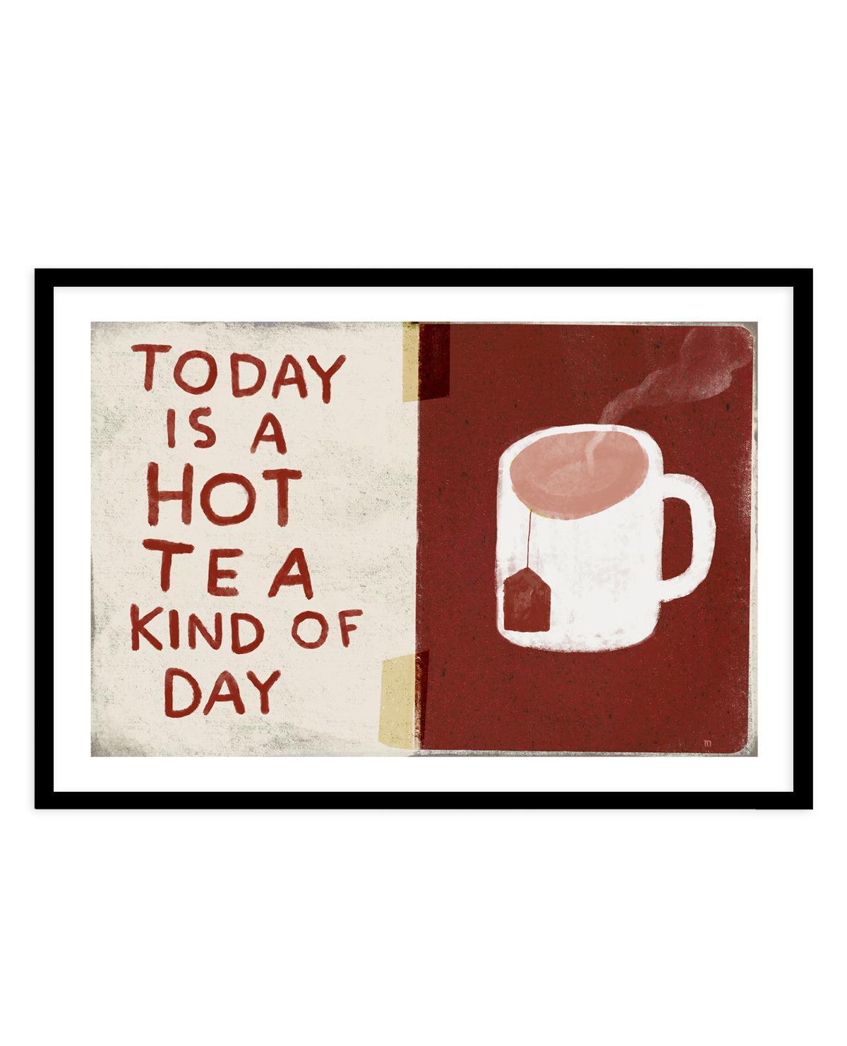 Hot Tea Day by Marco Marella | Art Print from Olive et Oriel where you can shop wallpaper and artworks online