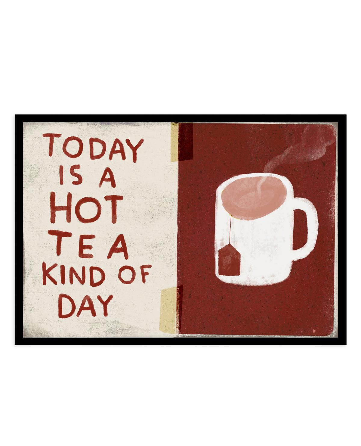 Hot Tea Day by Marco Marella | Art Print from Olive et Oriel where you can shop wallpaper and artworks online