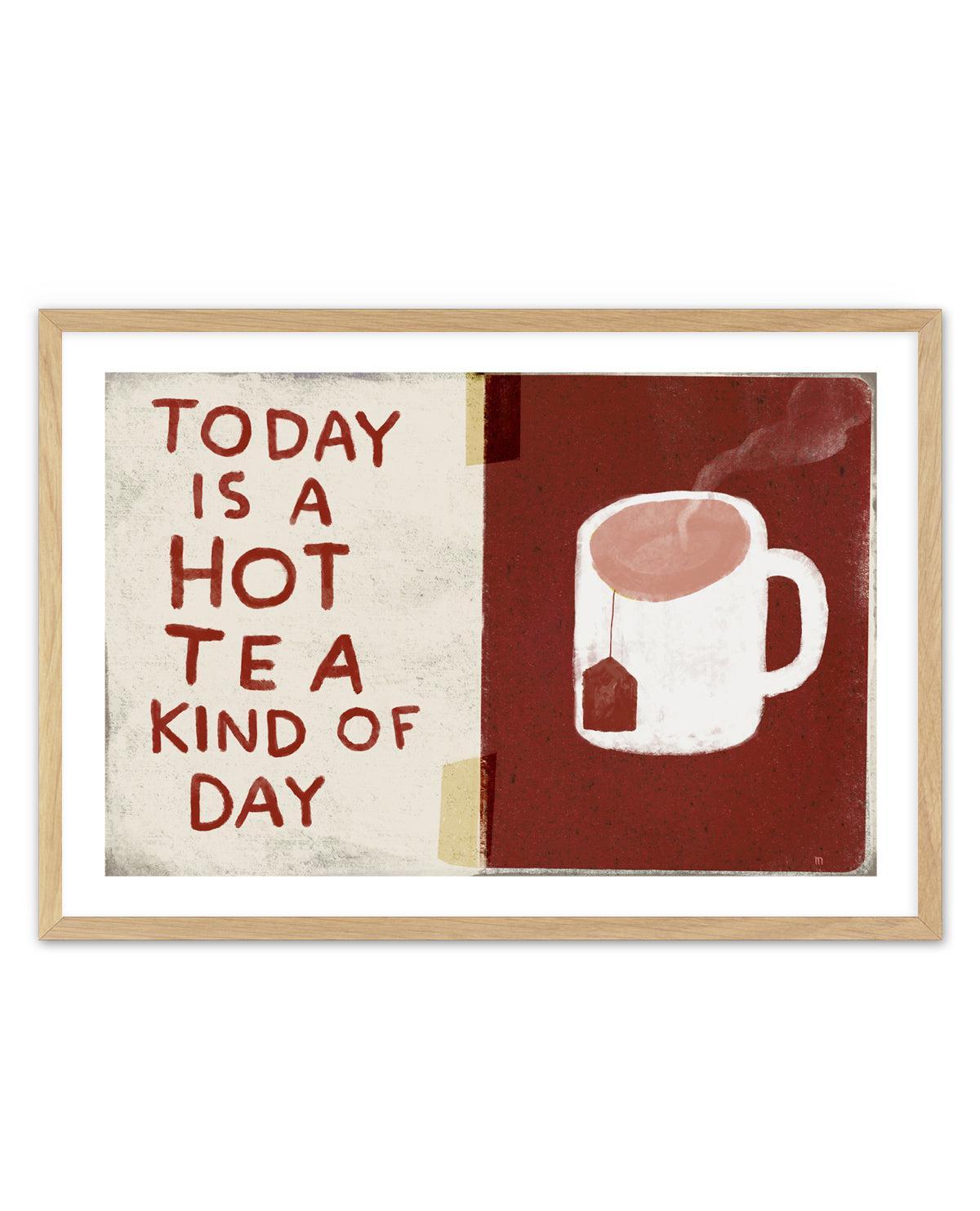 Hot Tea Day by Marco Marella | Art Print from Olive et Oriel where you can shop wallpaper and artworks online