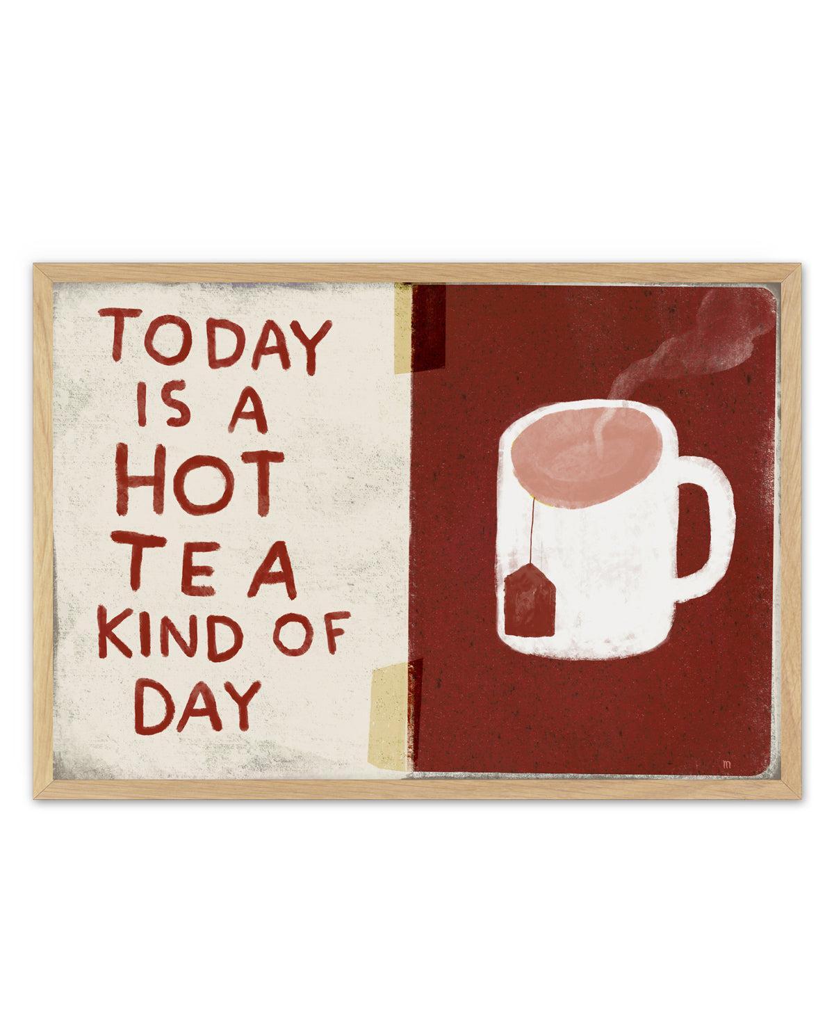 Hot Tea Day by Marco Marella | Art Print from Olive et Oriel where you can shop wallpaper and artworks online