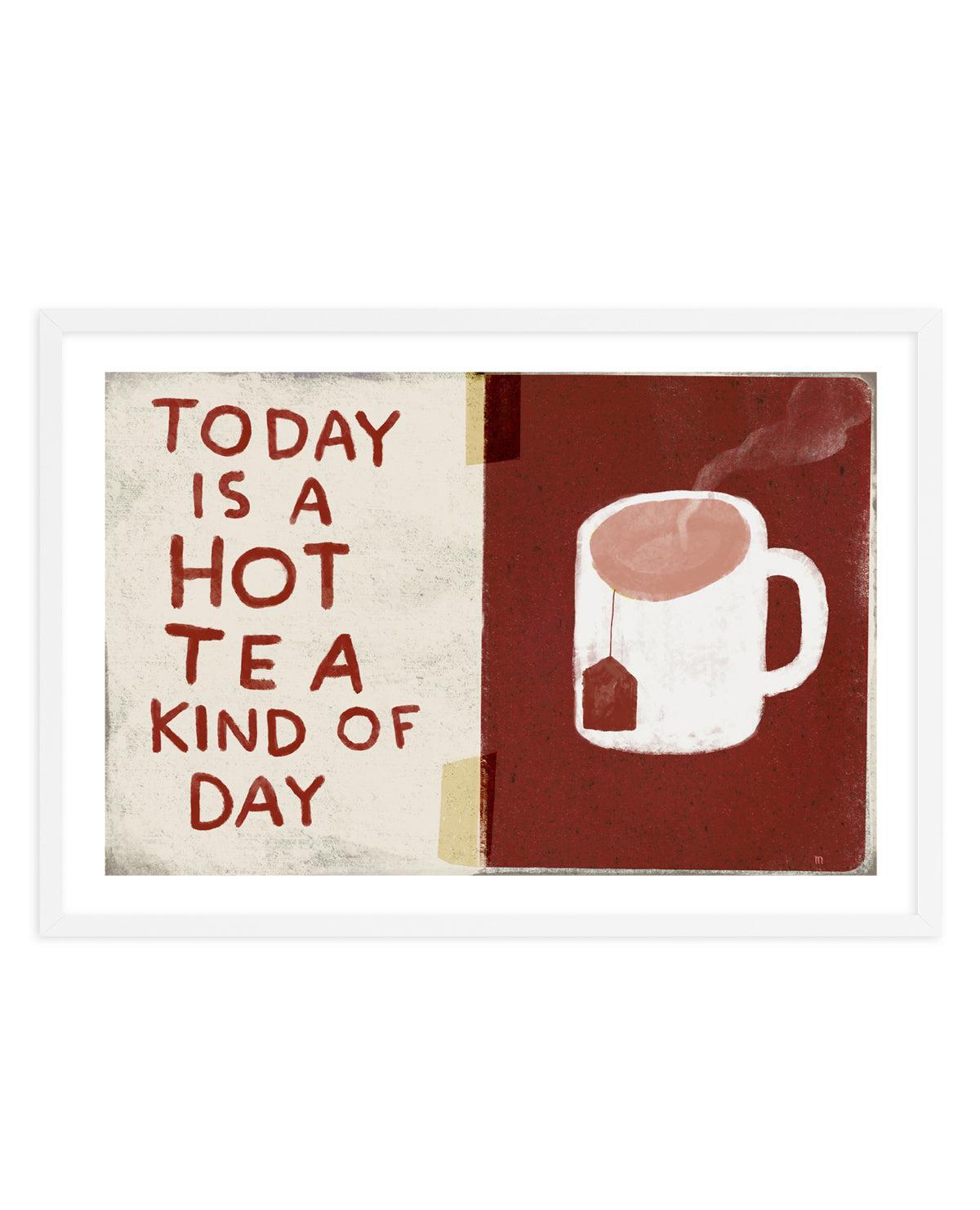 Hot Tea Day by Marco Marella | Art Print from Olive et Oriel where you can shop wallpaper and artworks online