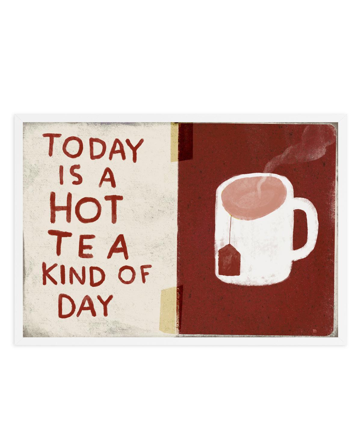Hot Tea Day by Marco Marella | Art Print from Olive et Oriel where you can shop wallpaper and artworks online