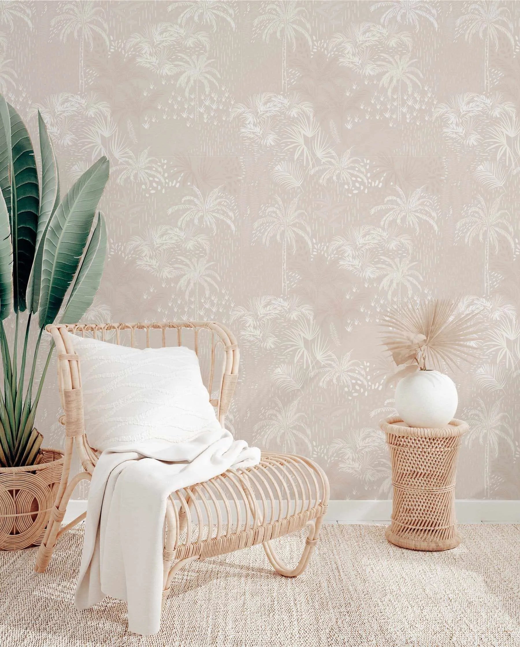 Hotel Bahamas In Clay Wallpaper - Olive et Oriel