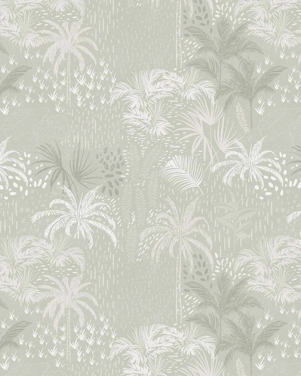 Hotel Bahamas In Sage Wallpaper - Olive et Oriel