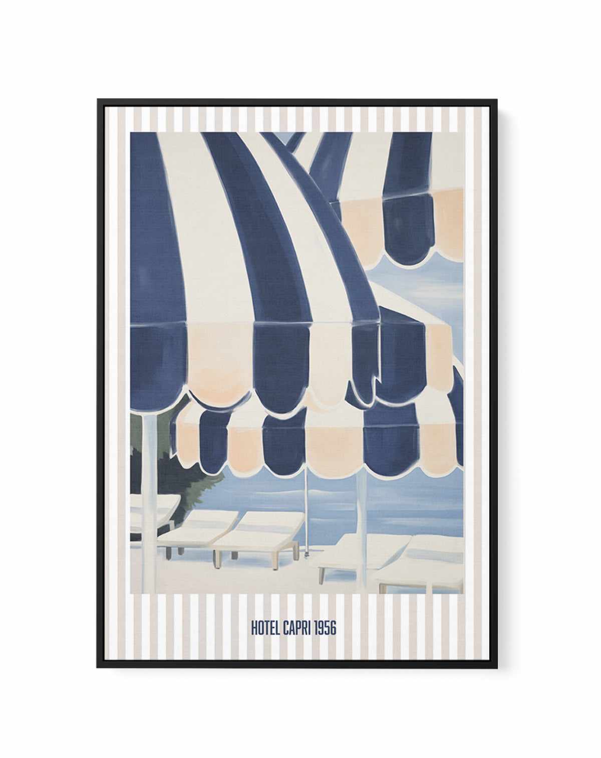 Hotel Capri  I | Framed Canvas Art Print