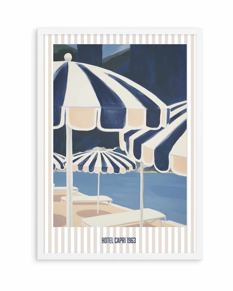 Hotel Capri II | Art Print from Olive et Oriel where you can shop wallpaper and artworks online