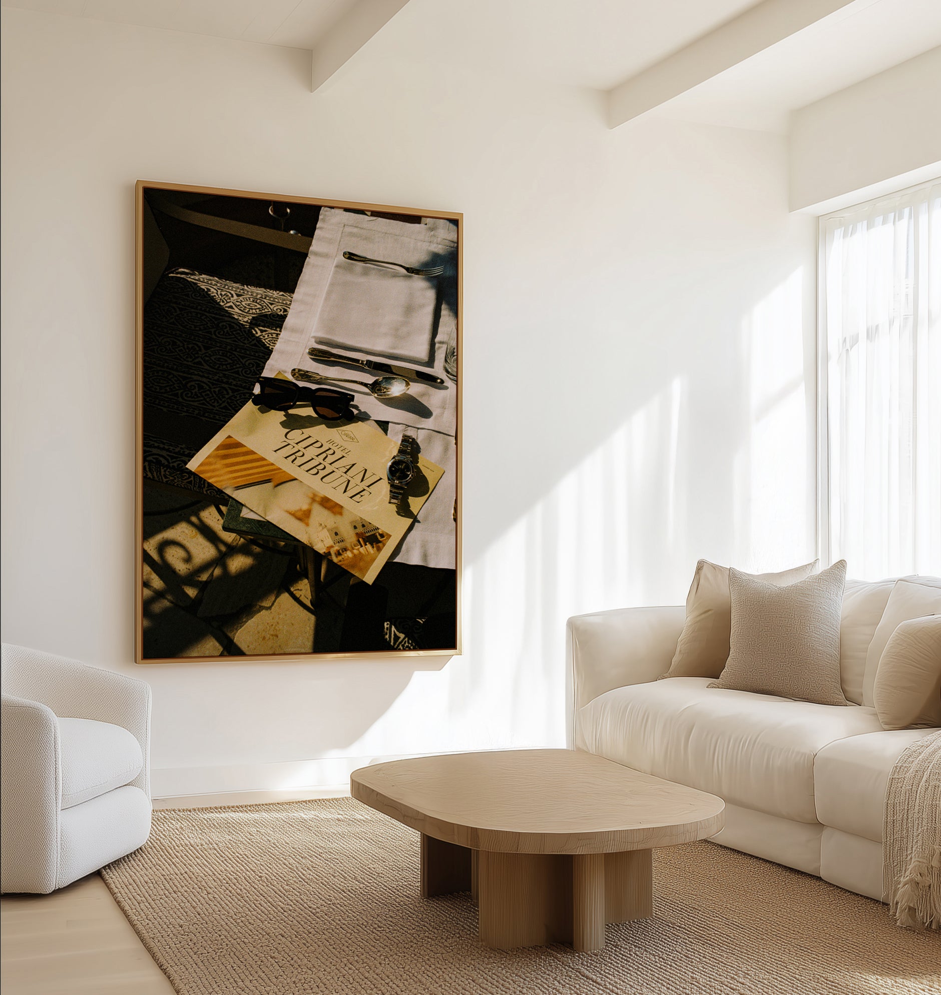 Hotel Cipriani by Carson Grzegorczyk | Framed Canvas Art Print