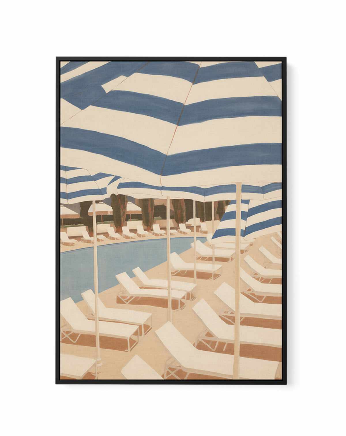 Hotel Dreaming | Framed Canvas Art Print