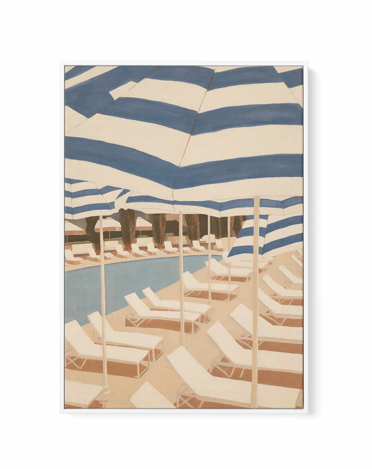 Hotel Dreaming | Framed Canvas Art Print