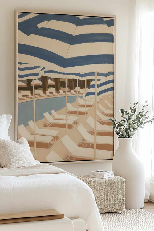 Hotel Dreaming | Framed Canvas Art Print