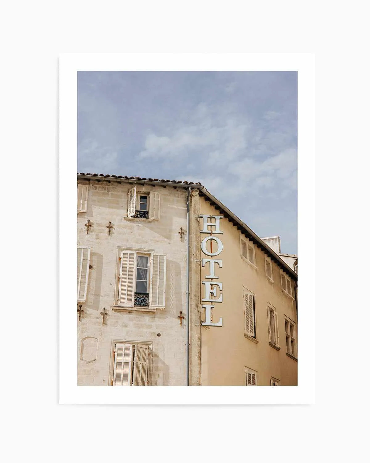 Hotel Provence by Jovani Demetrie Art Print from Olive et Oriel where you can shop wallpaper and artworks online