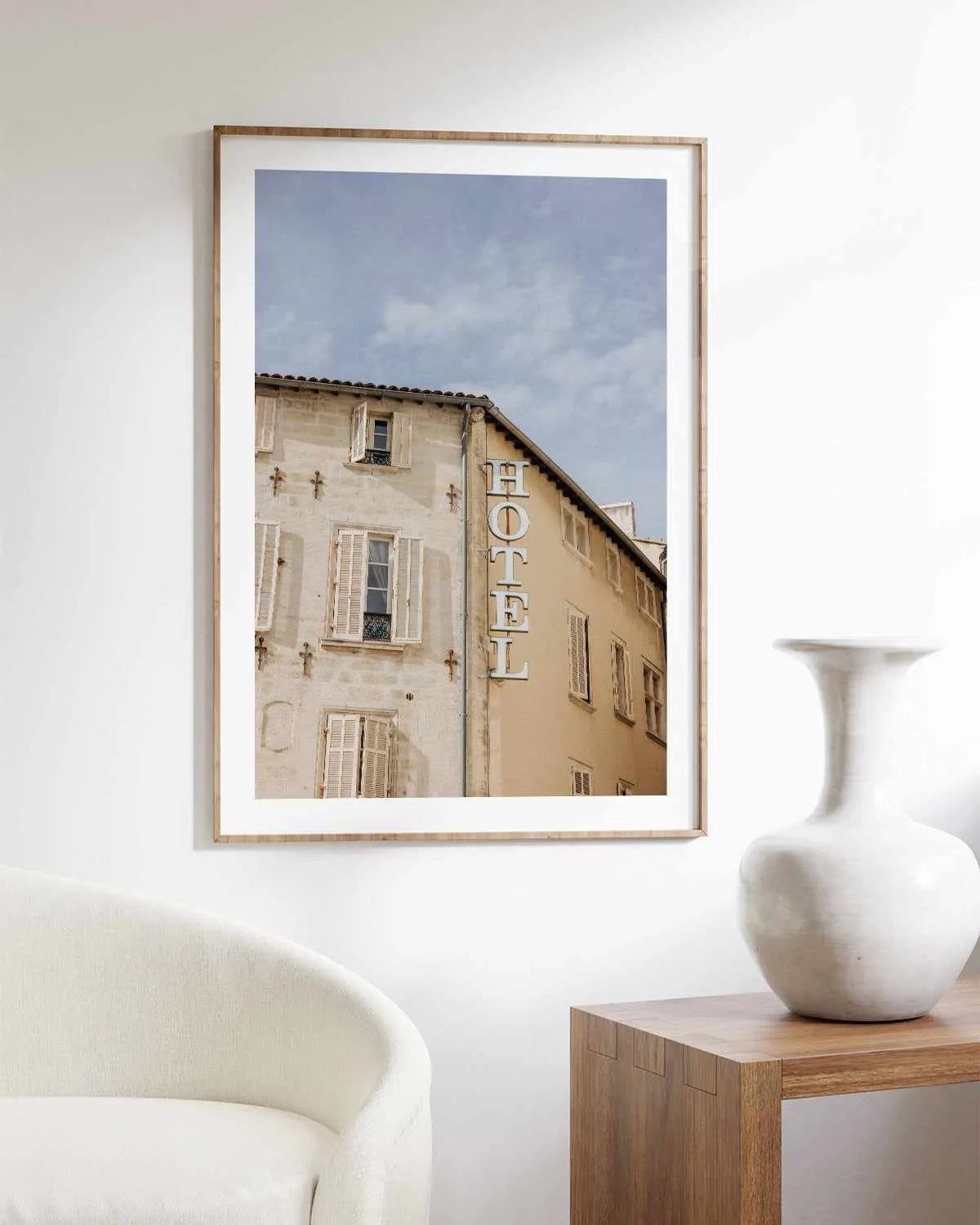 Hotel Provence by Jovani Demetrie Art Print from Olive et Oriel where you can shop wallpaper and artworks online