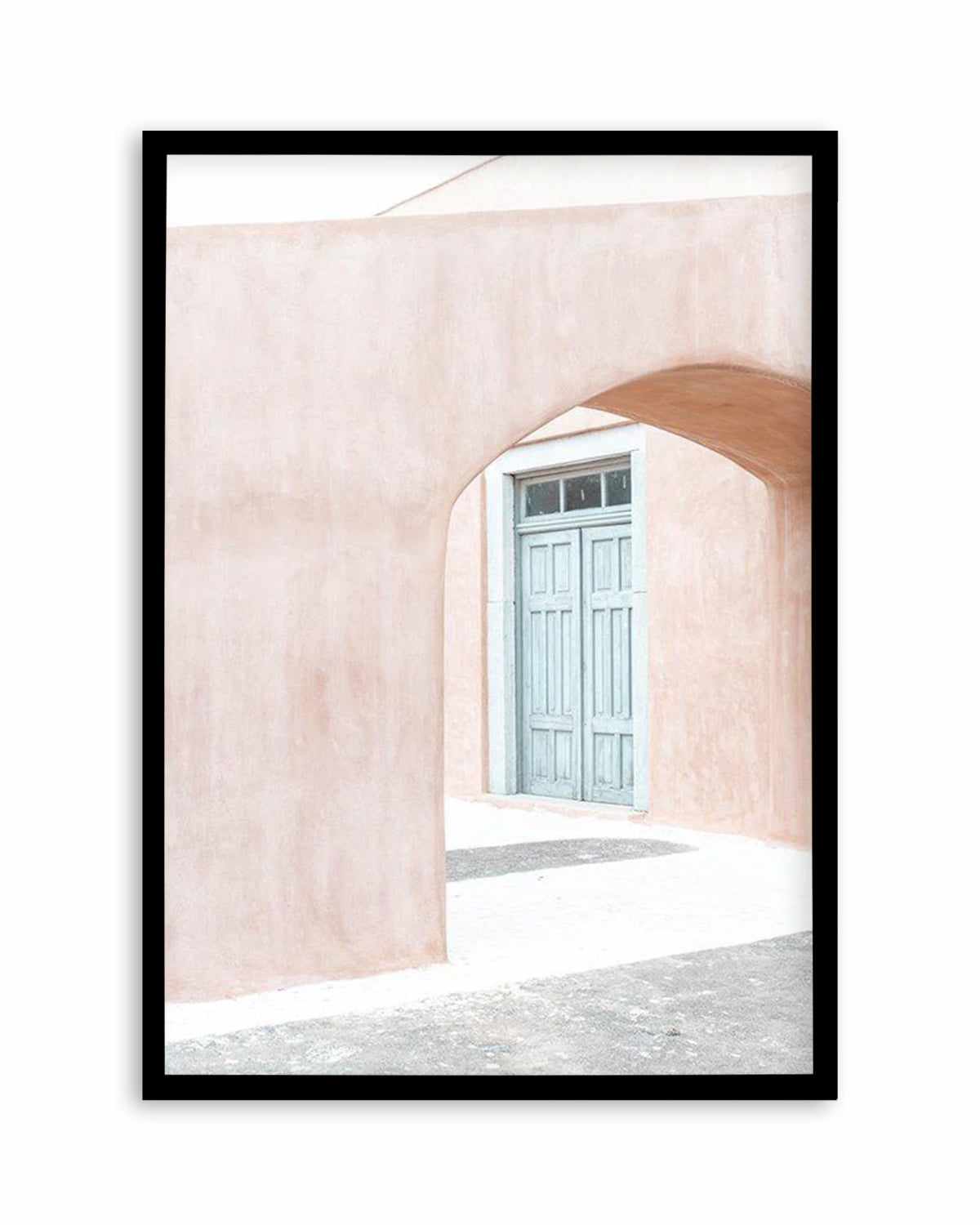 House Of Peach I | Santorini Art Print