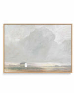 House in The Mist | Framed Canvas Art Print