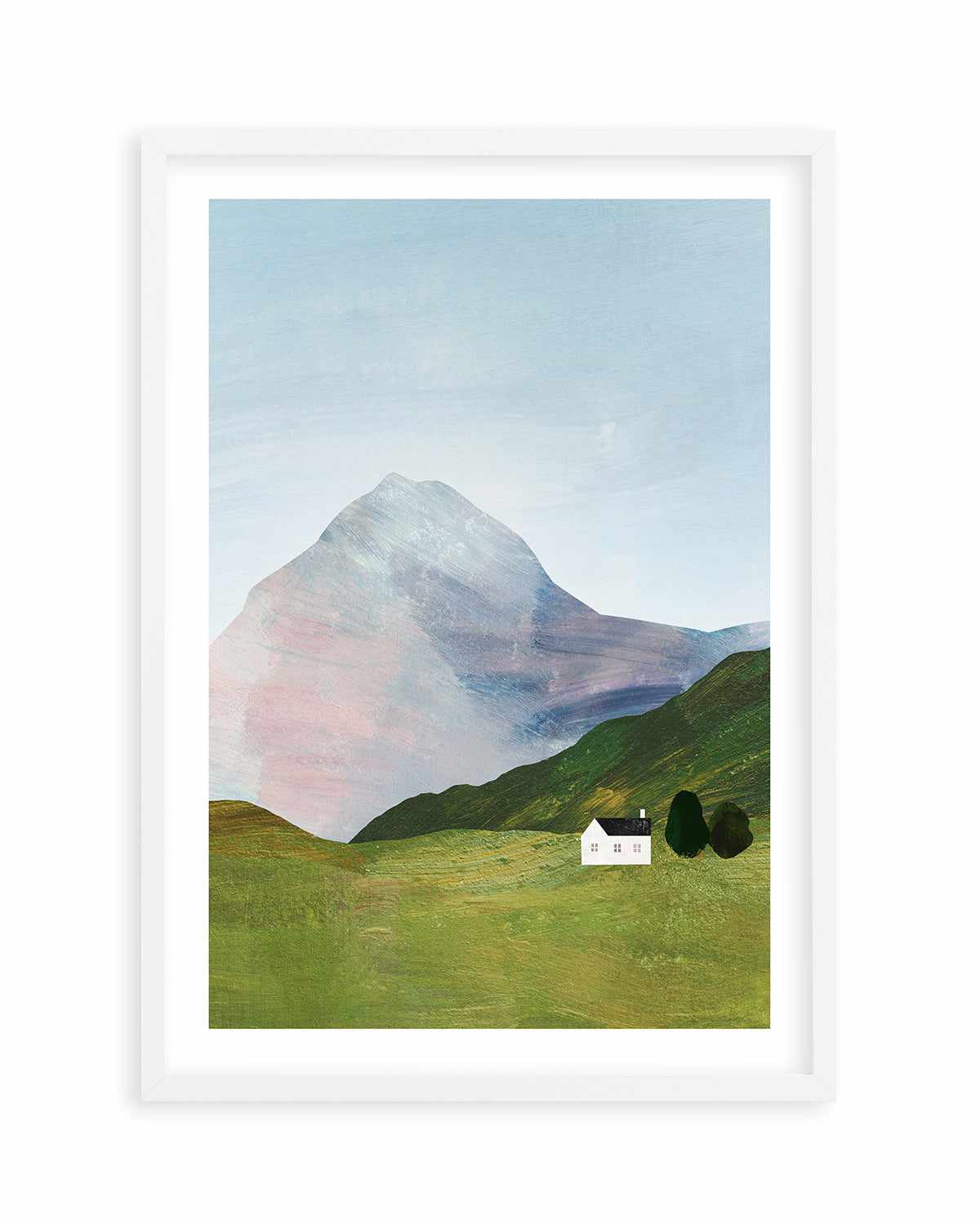 House in the Mountains II by Henry Rivers Art Print