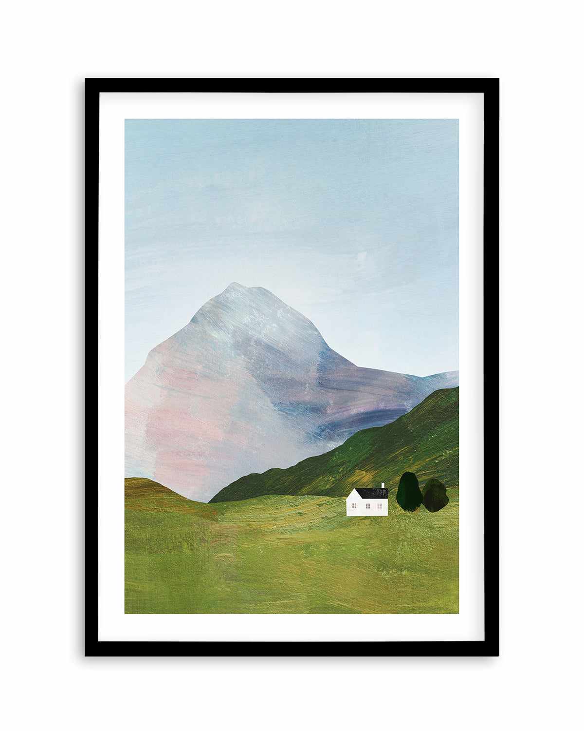 House in the Mountains II by Henry Rivers Art Print