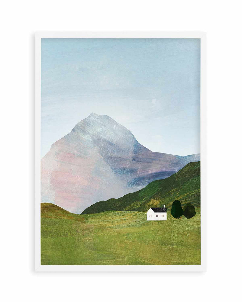 House in the Mountains II by Henry Rivers Art Print