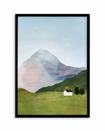 House in the Mountains II by Henry Rivers Art Print